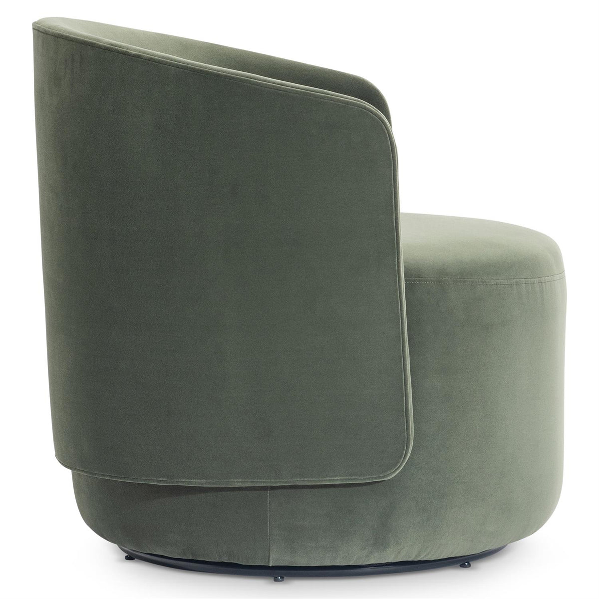 Crosby Fabric Swivel Chair (L123SO) by Bernhardt