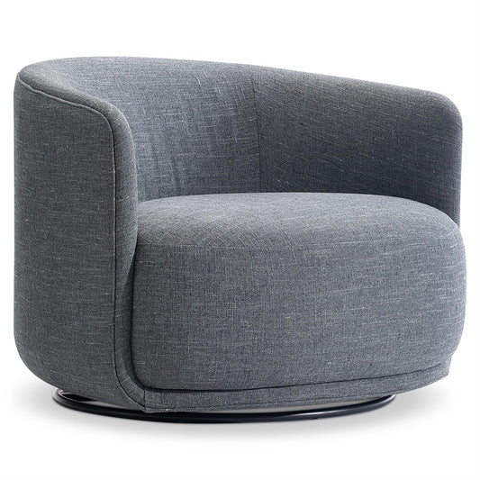 Astrid Fabric Swivel Chair by Bernhardt