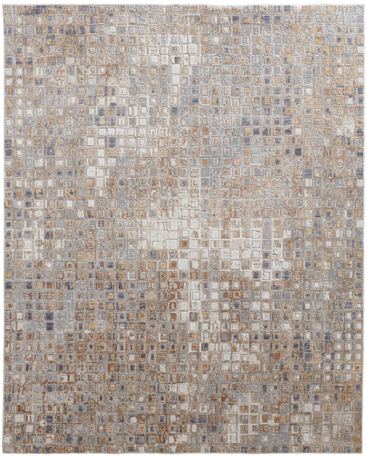 Laina 39G0F Beige/Gray Rug by Feizy