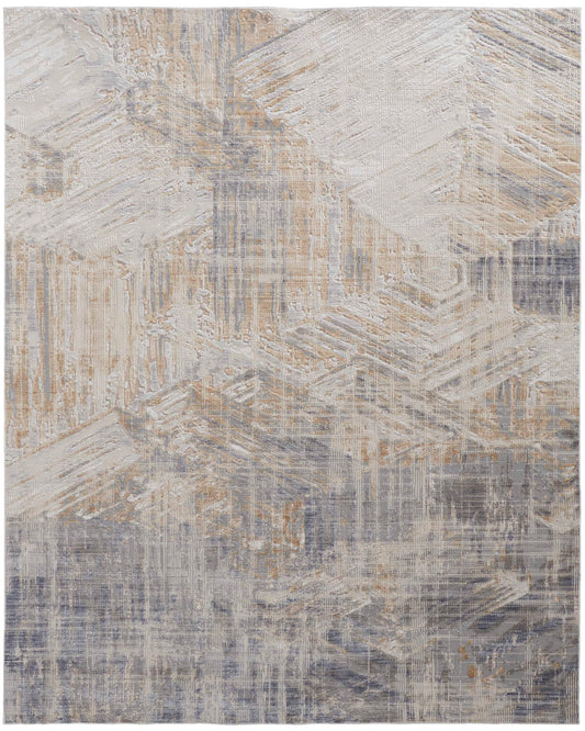 Laina 39G6F Gray/Beige Rug by Feizy