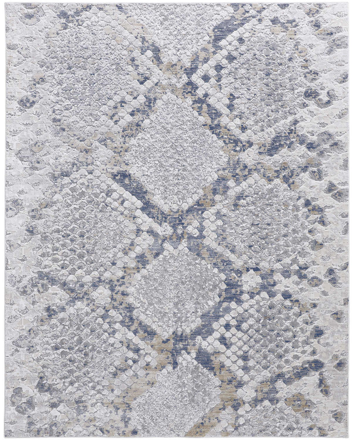Laina 39GIF Blue/Gray Rug by Feizy