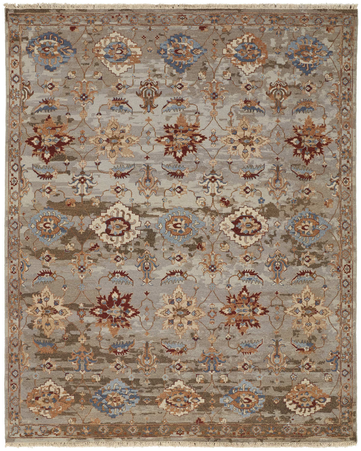 Leylan 0583F Gray Rug by Feizy