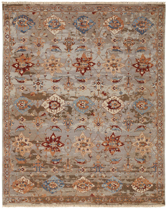 Leylan 0583F Gray Rug by Feizy