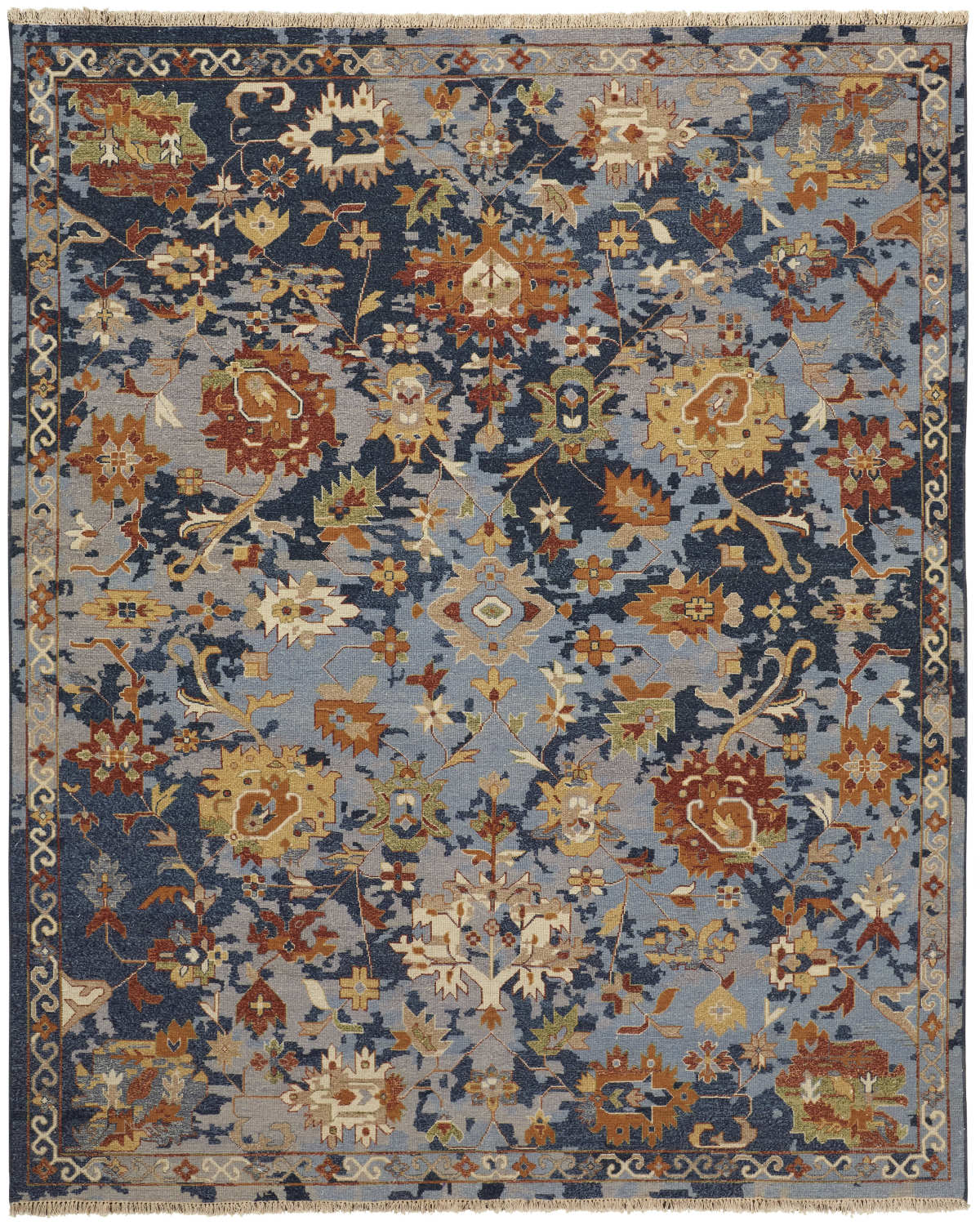 Leylan 0587F Blue Rug by Feizy