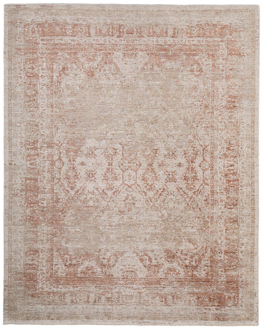 Loralai 8A65F Beige/Rust Rug by Feizy