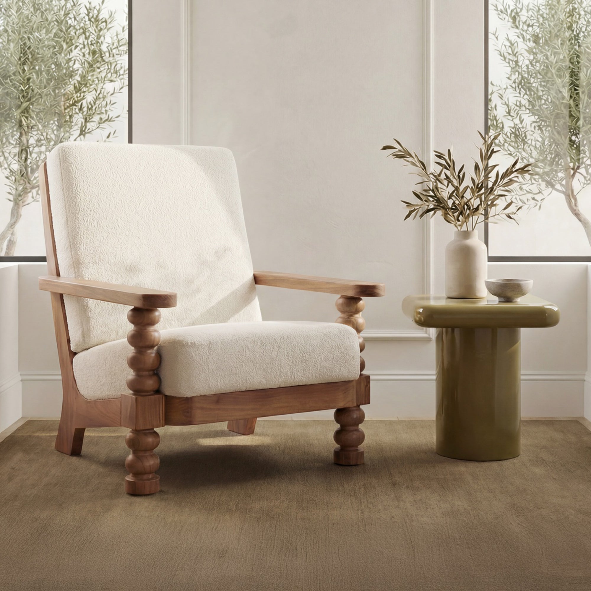 Ingrid Accent Chair Off by Moe's Home