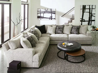 RIGHT-ARM L-SECTIONAL WITH MODULAR CORNER
