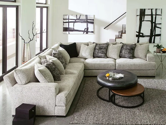 RIGHT-ARM L-SECTIONAL WITH MODULAR CORNER