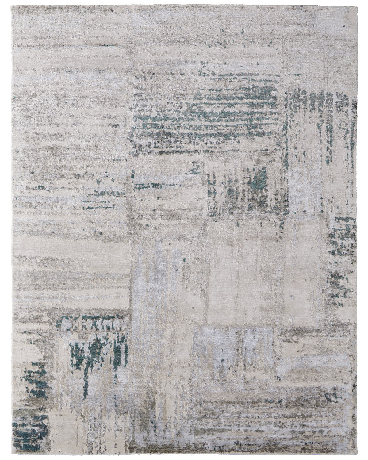 Montecito 69E9F Ivory/Green Rug by Feizy