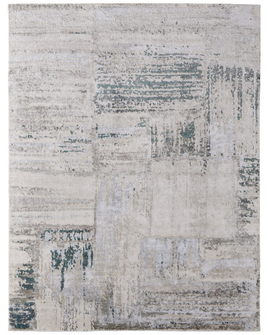 Montecito 69E9F Ivory/Green Rug by Feizy