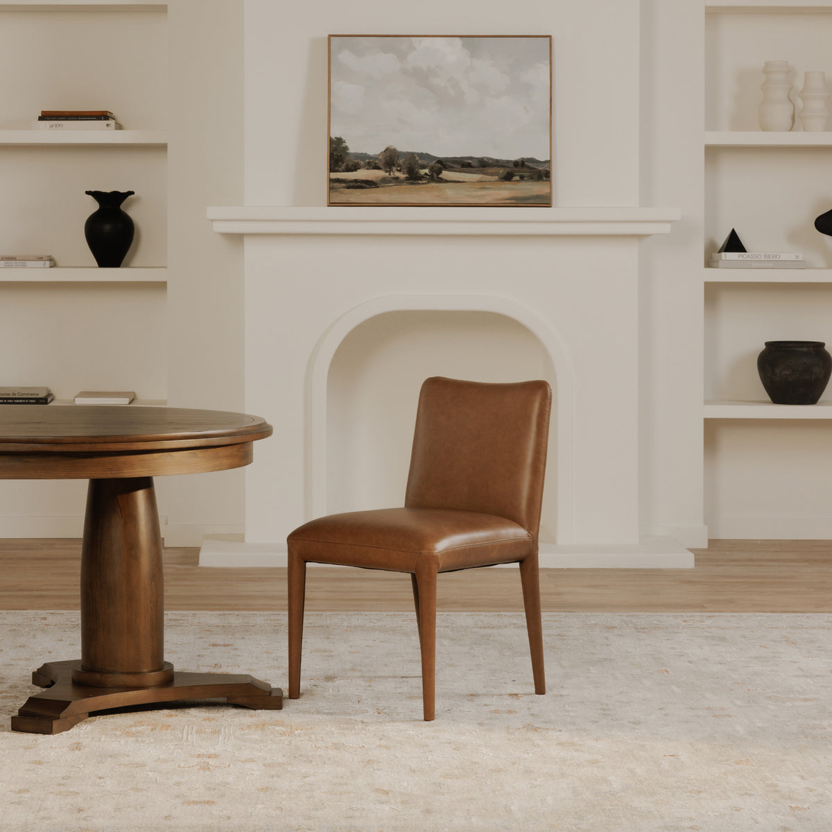 Calla Dining Chair Brown - Set Of Two by Moe's Home
