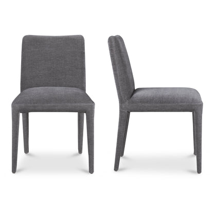 Calla Dining Chair Dark Grey - Set Of Two | Grey