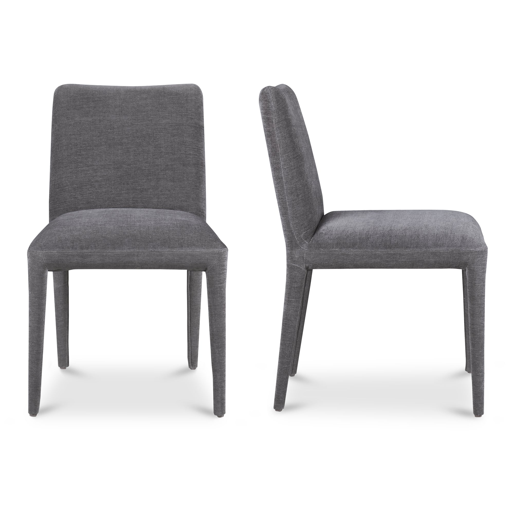 Calla Dining Chair Dark Grey   Set Of Two | Grey