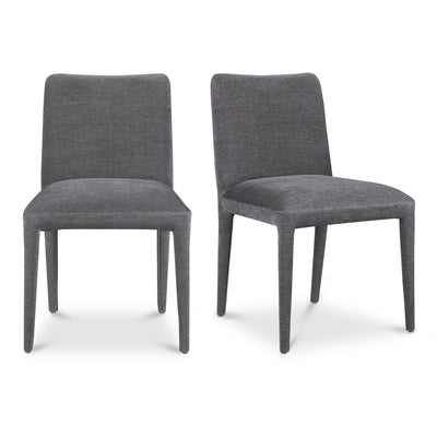 Calla Dining Chair Dark Grey - Set Of Two by Moe's Home