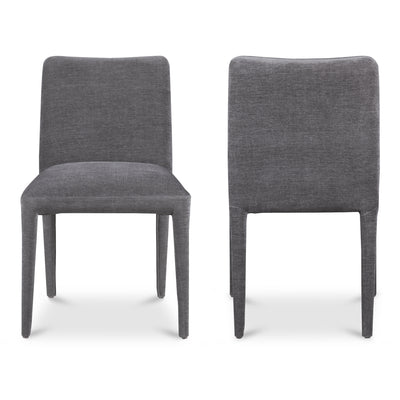 Calla Dining Chair Dark Grey - Set Of Two by Moe's Home