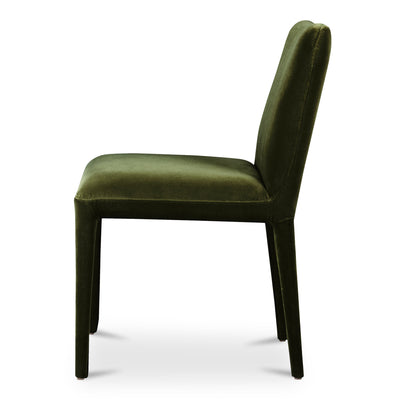 Calla Dining Chair Green Velvet - Set Of Two by Moe's Home