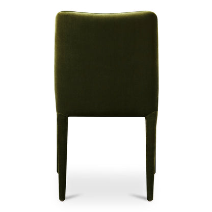 Calla Dining Chair Green Velvet - Set Of Two