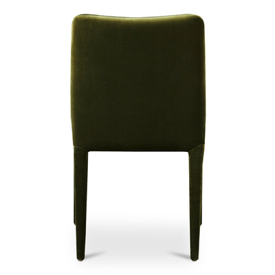 Calla Dining Chair Green Velvet - Set Of Two by Moe's Home