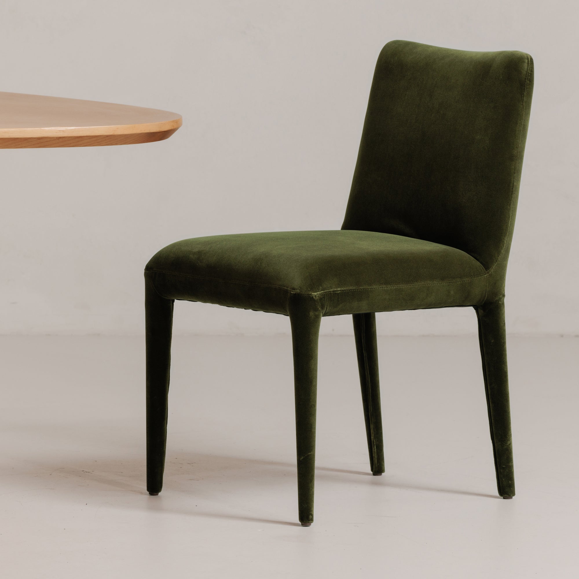 Calla Dining Chair Green Velvet - Set Of Two