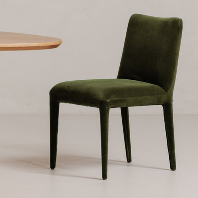 Calla Dining Chair Green Velvet - Set Of Two by Moe's Home