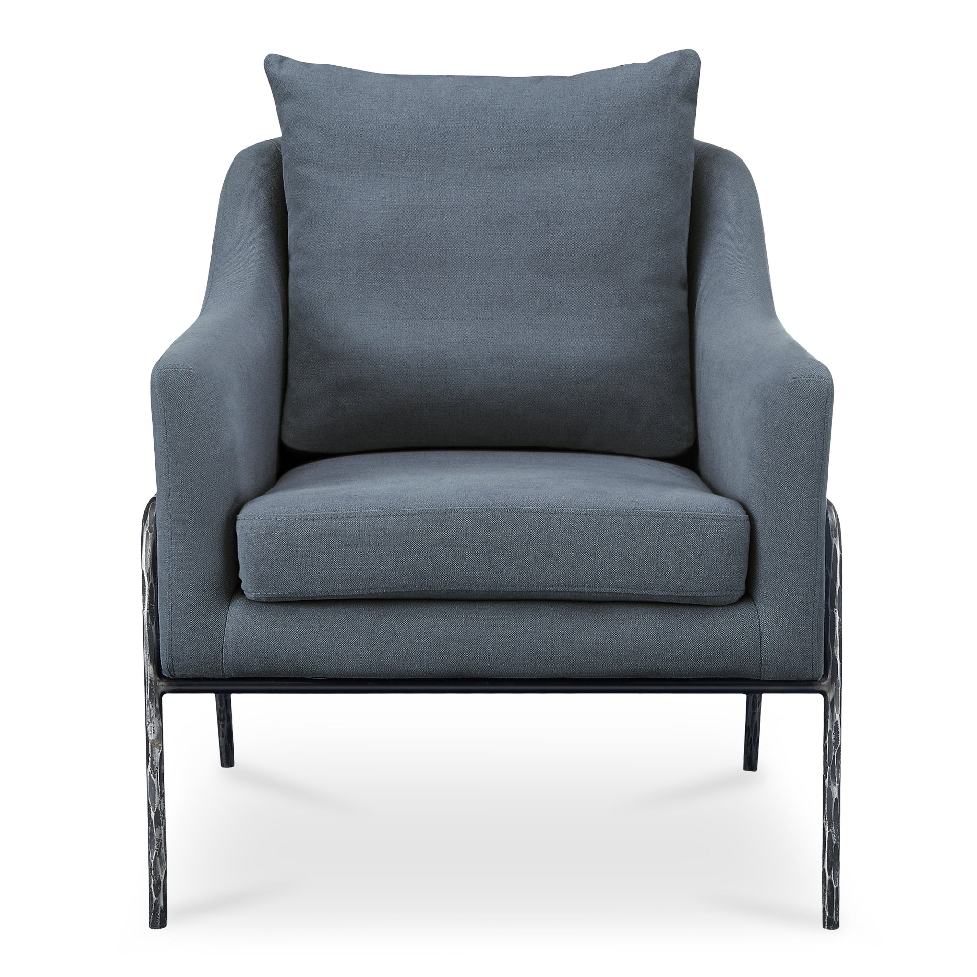 Archer Accent Chair Linen Blend | Blue