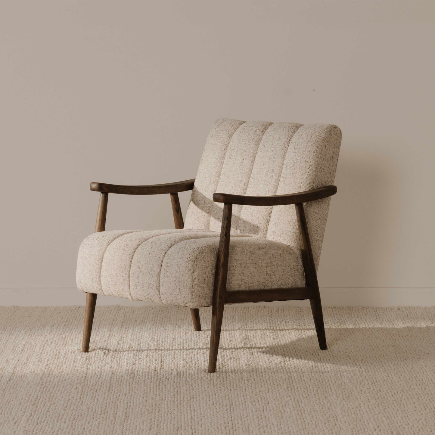 Aster Accent Chair Pebbled Beige by Moe's Home