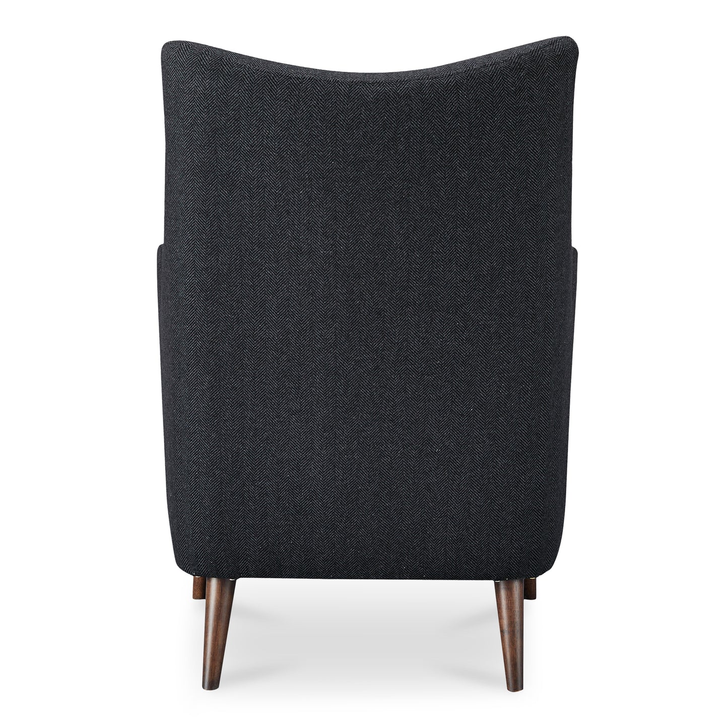 Fisher Armchair Wool Blend Charcoal by Moe's Home