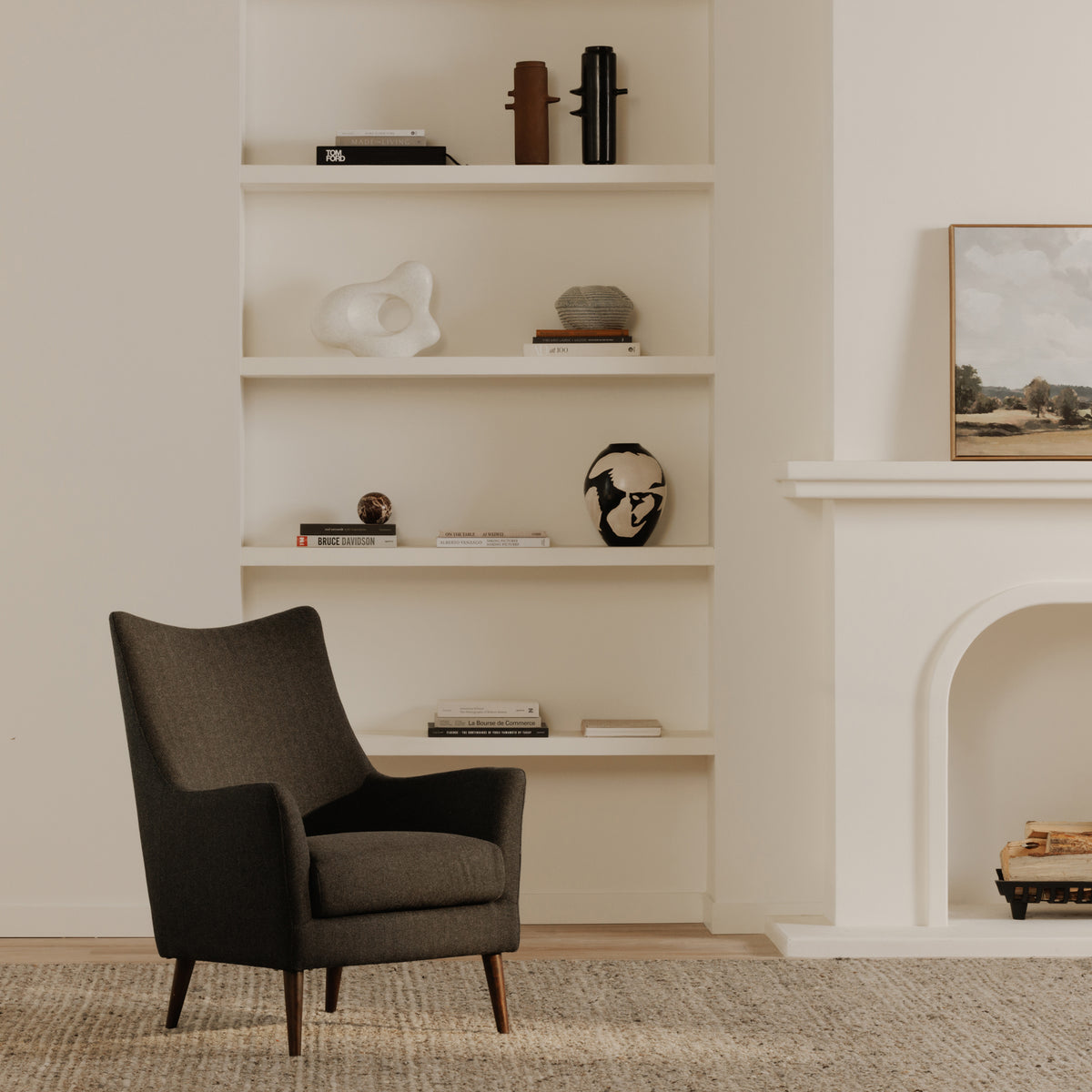 Fisher Armchair Wool Blend by Moe's Home