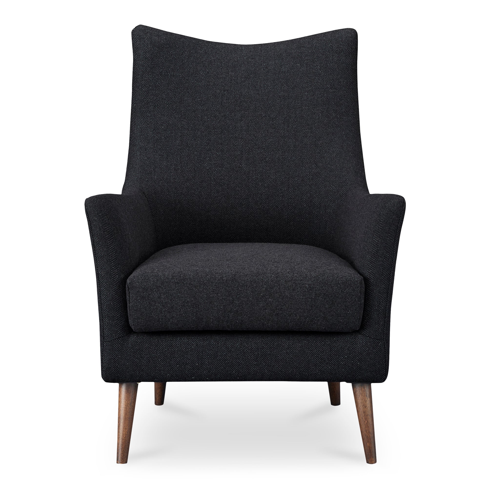 Fisher Armchair Wool Blend Charcoal | Grey