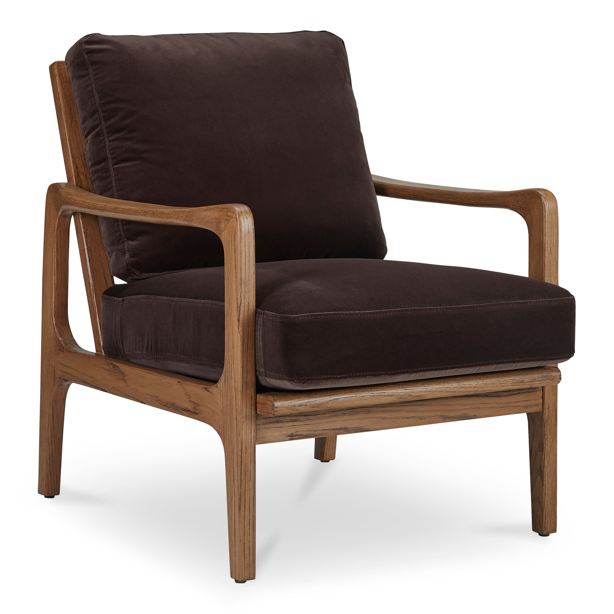 Fearne Accent Chair Dark Brown