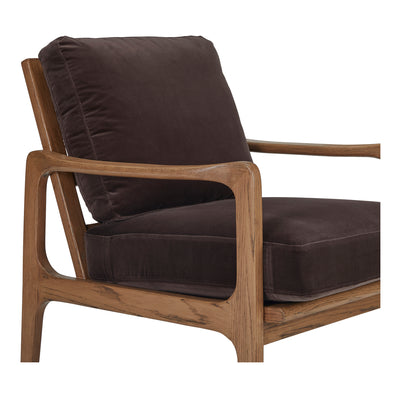 Fearne Accent Chair Dark Brown by Moe's Home