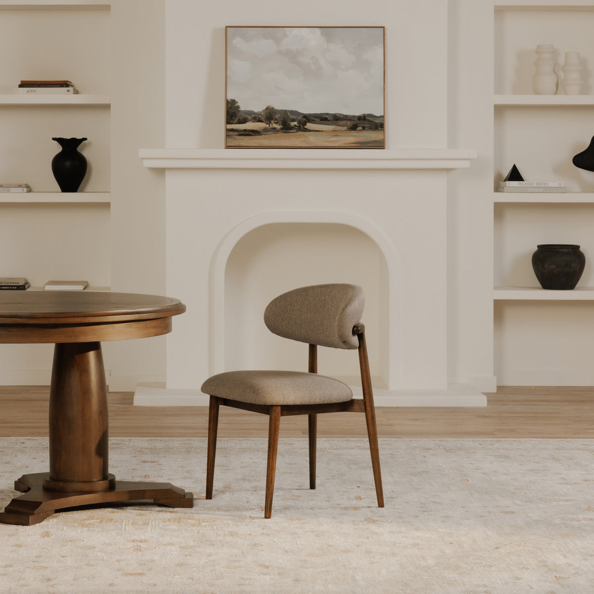 Ellie Dining Chair Light Brown by Moe's Home