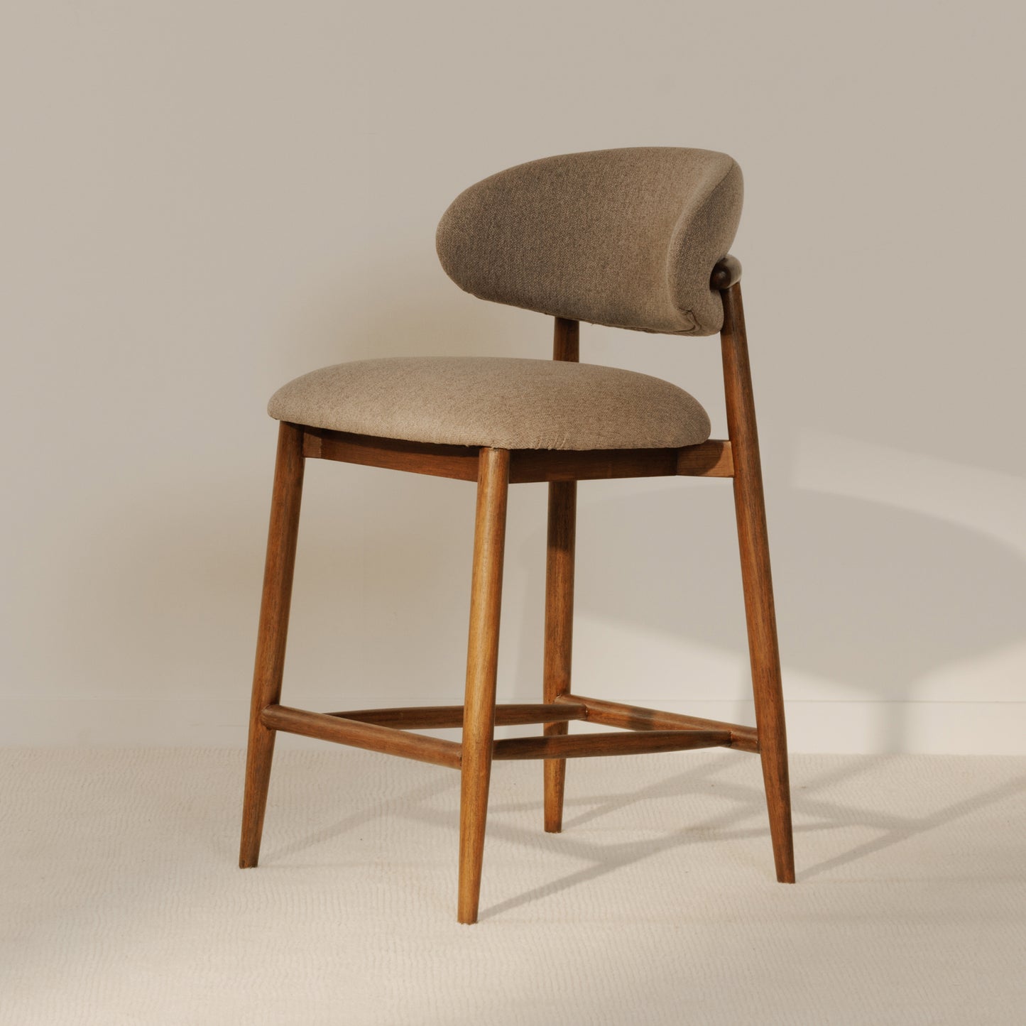 Ellie Counter Stool Light Brown by Moe's Home