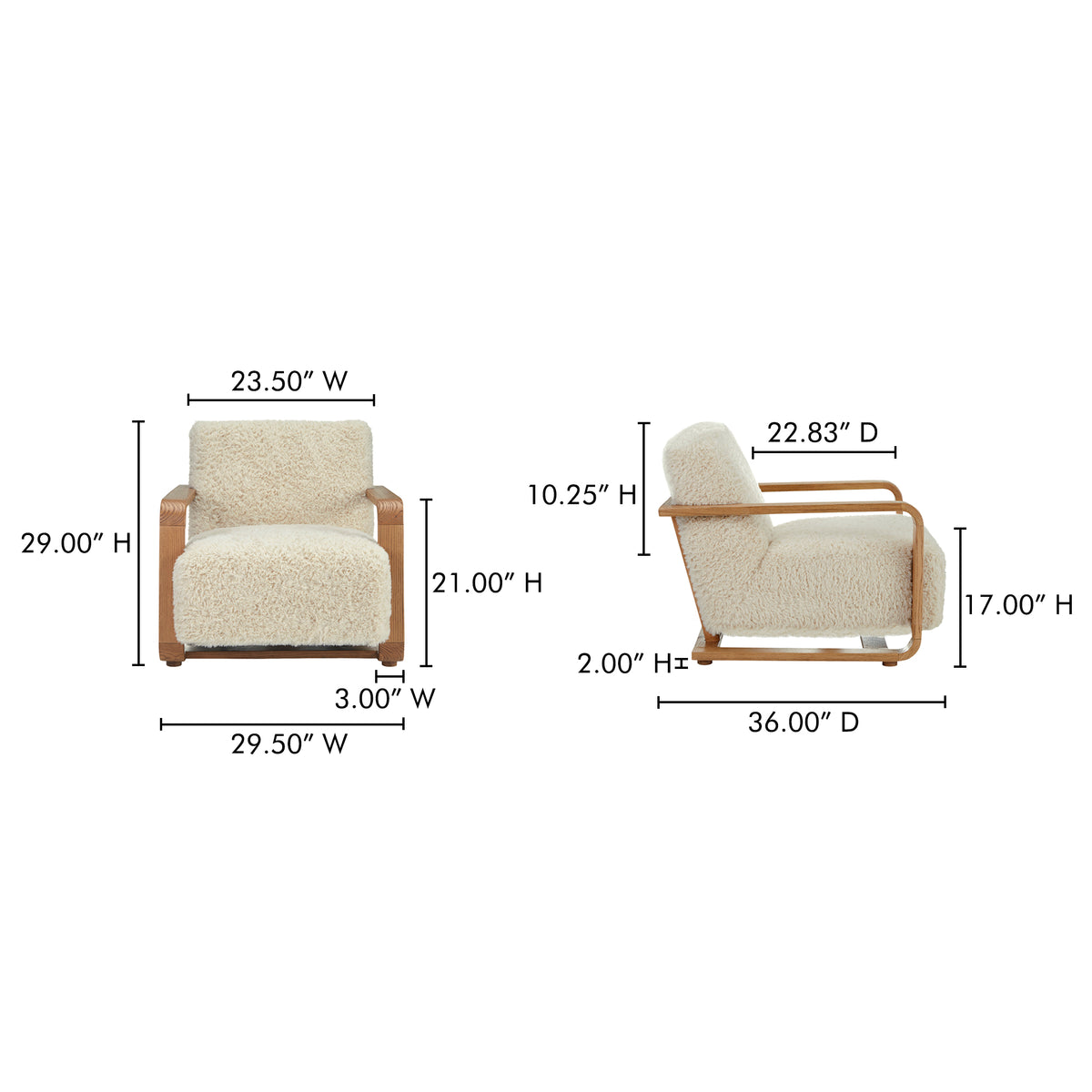 Eckersley Lounge Chair by Moe's Home