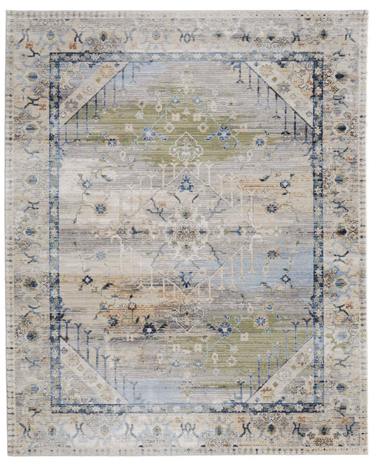 Melrose 39NZF Ivory/Rust Rug by Feizy