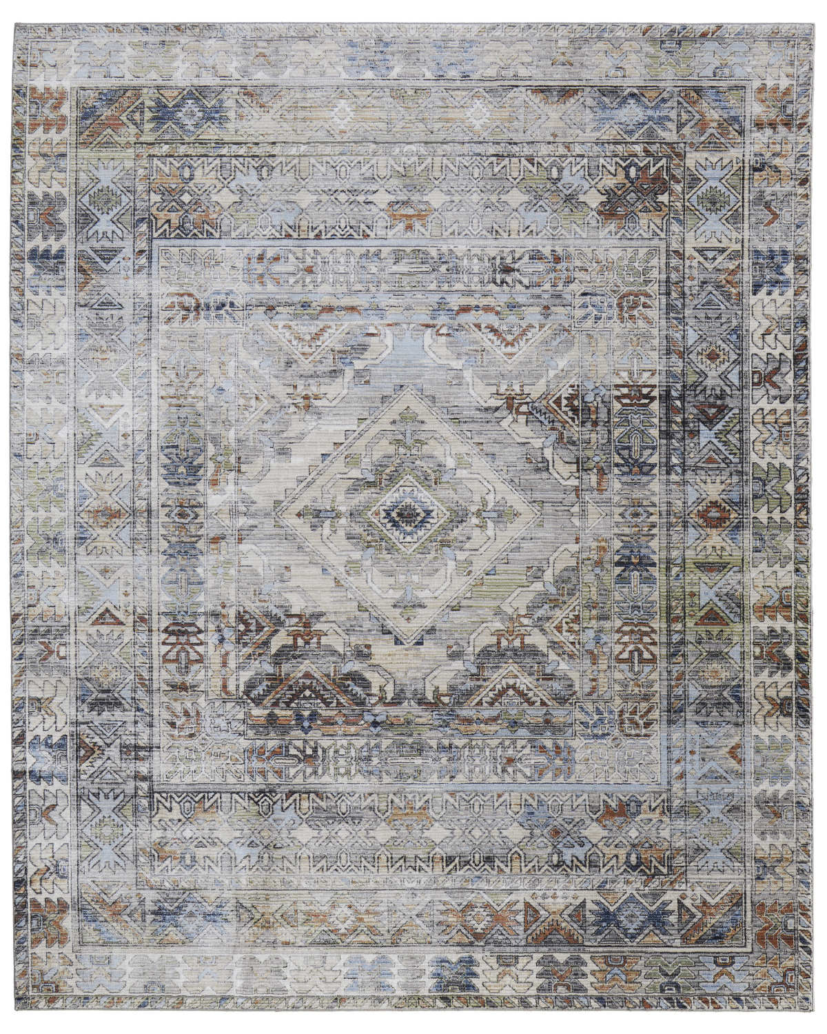 Melrose 39P0F Ivory/Multi Rug by Feizy