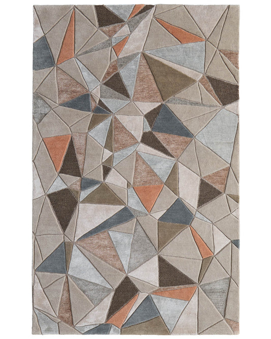 Maridian 8A69F Gray/Multi Rug by Feizy