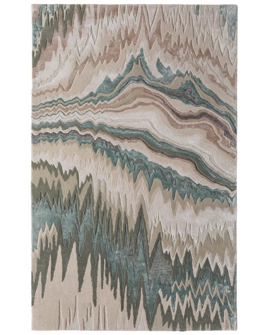 Maridian 8A70F Green Rug by Feizy