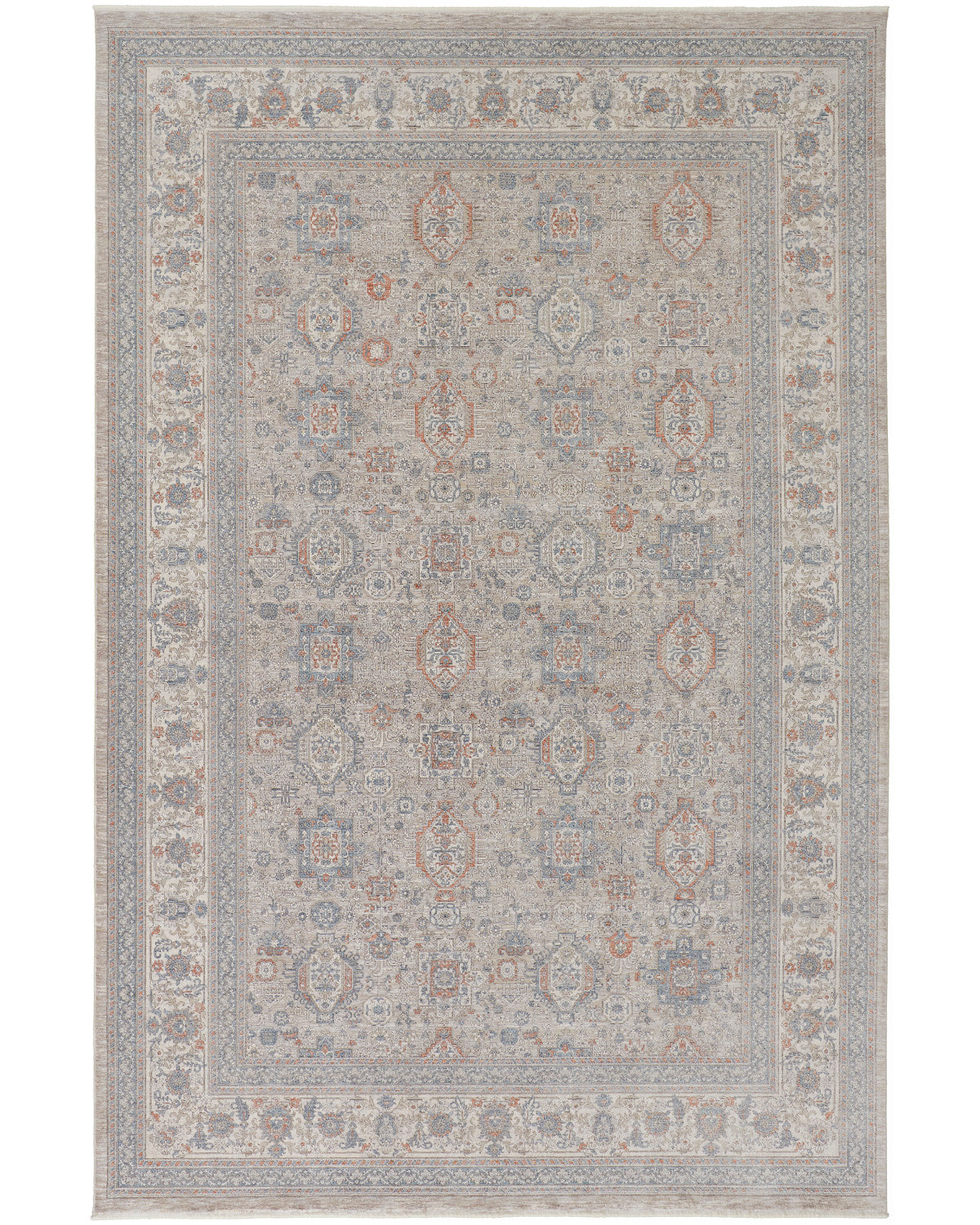 Marquette 3761F Gray/Multi Rug by Feizy