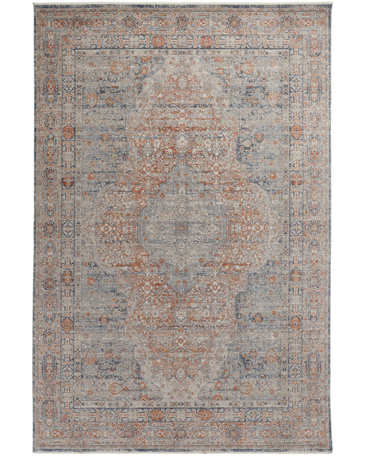 Marquette 3778F Blue Rug by Feizy