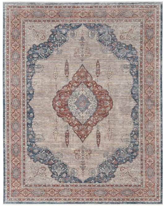 Marquette 39GRF Gray/Multi Rug by Feizy