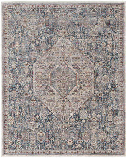 Marquette 39GUF Blue/Gray Rug by Feizy