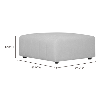 Lyric Ottoman Beige