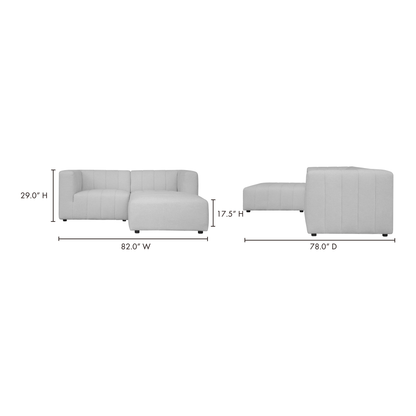 Lyric Nook Modular Sectional Oatmeal Beige