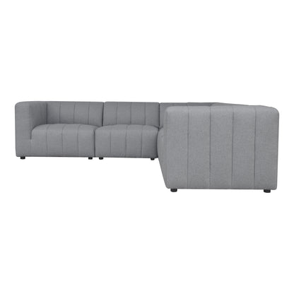 Lyric Classic L-Shaped Modular Sectional Grey | Grey