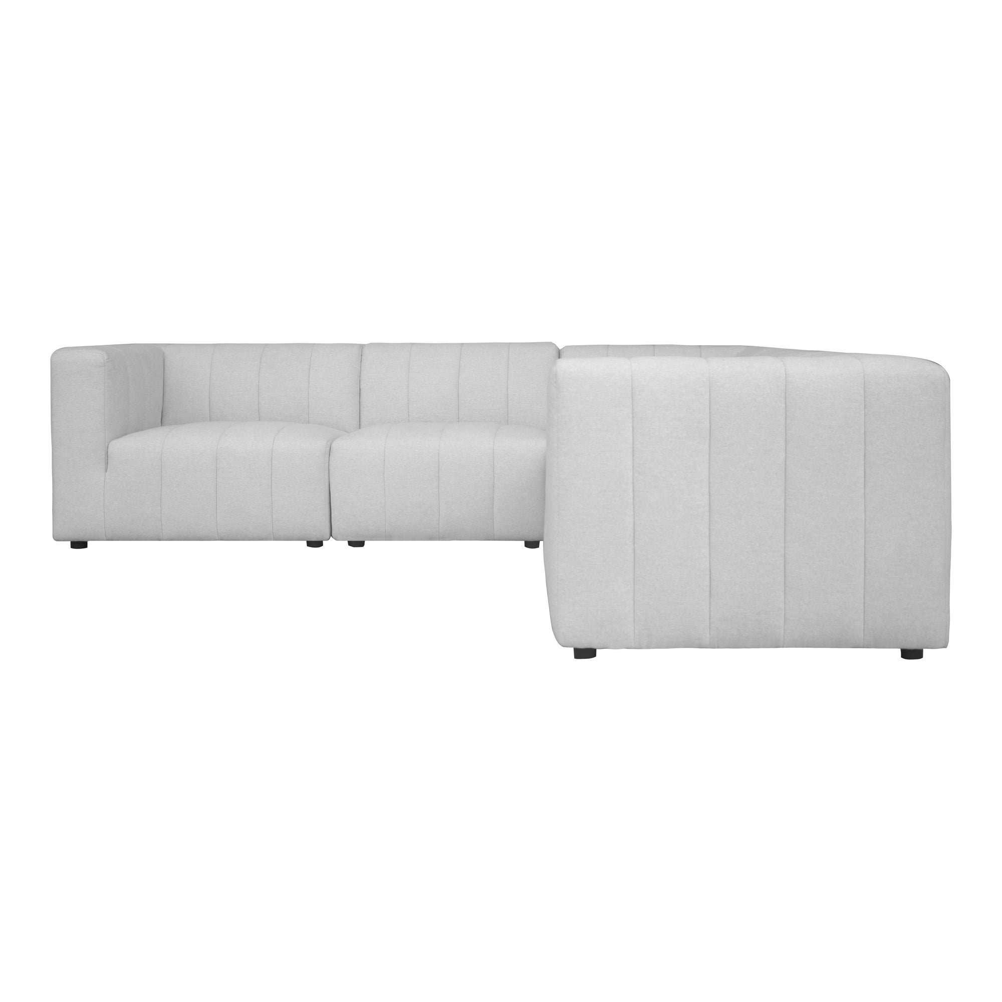 Lyric Classic L-Modular Sectional Oatmeal Beige | Beige