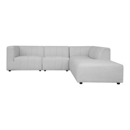 Lyric Dream Modular Sectional Right Oatmeal Beige | Beige