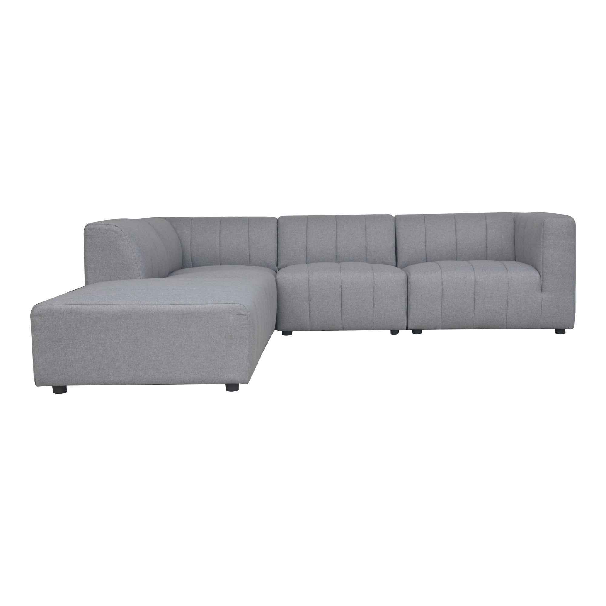 Lyric Dream Modular Sectional Left Grey | Grey