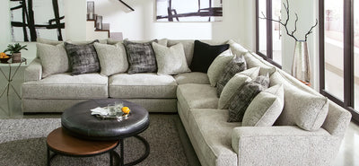 RIGHT-ARM L-SECTIONAL WITH MODULAR CORNER