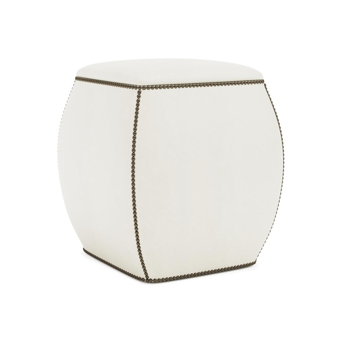 Delta Leather Ottoman by Bernhardt